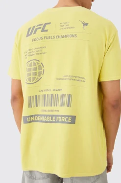 Loose UFC Sports Wash License T-shirt | UK^boohooMAN Discount