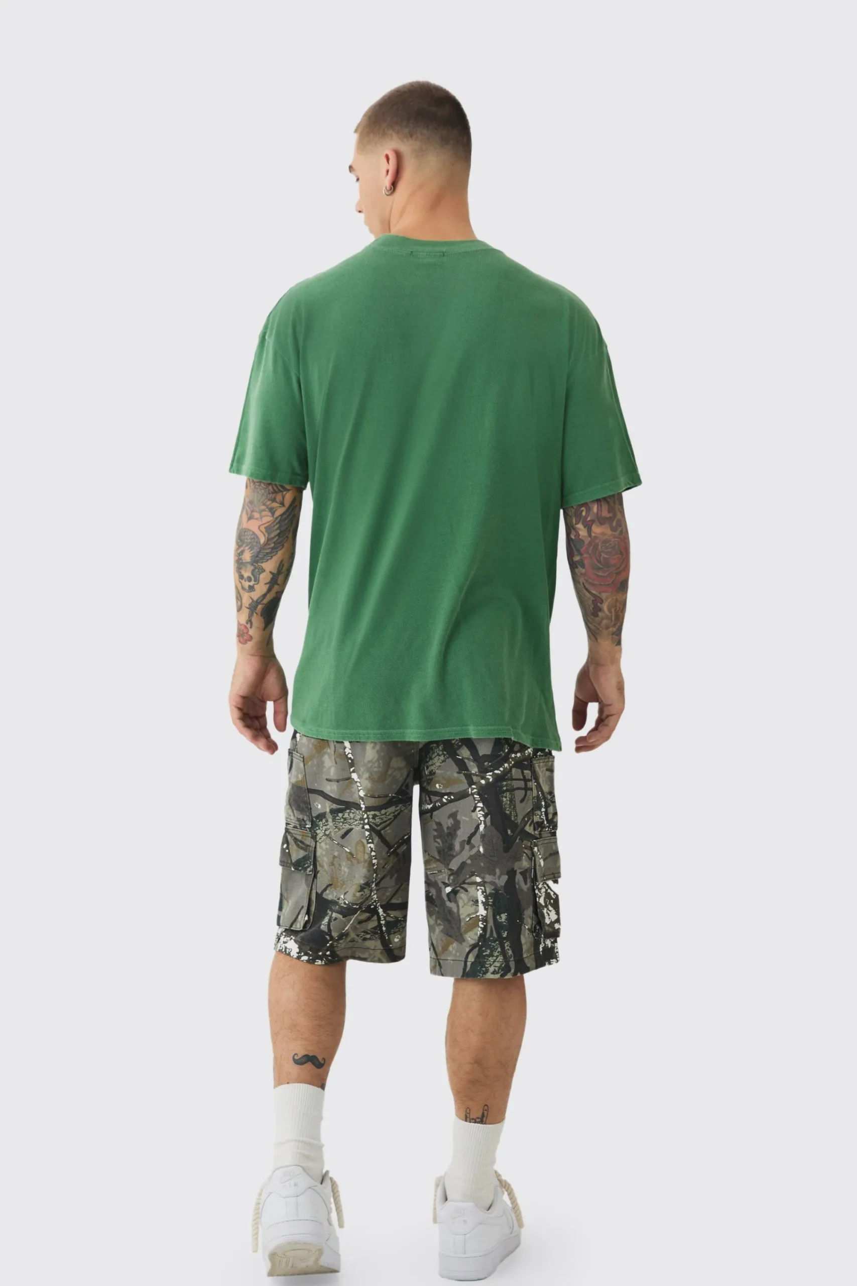 Loose Washed Money Lip Print T-shirt | UK^boohooMAN New