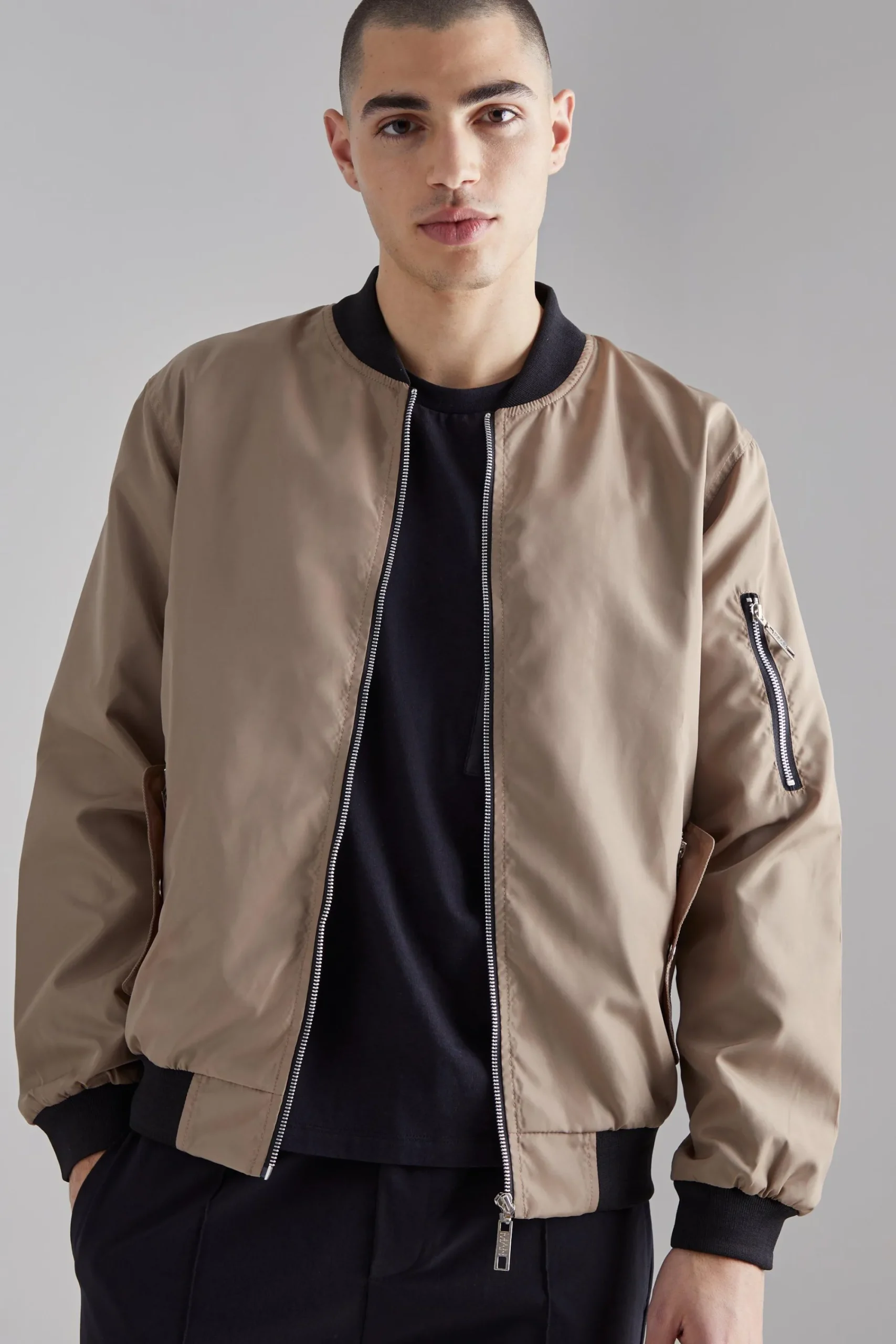 boohooMAN Ma1 Bomber | UK| Coats & Jackets