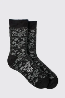 boohooMAN Major League Logo Sports Socks | UK| Underwear & Socks|Underwear & Socks