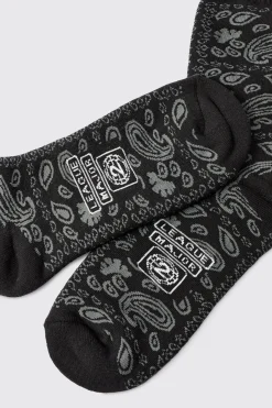 boohooMAN Major League Logo Sports Socks | UK| Underwear & Socks|Underwear & Socks