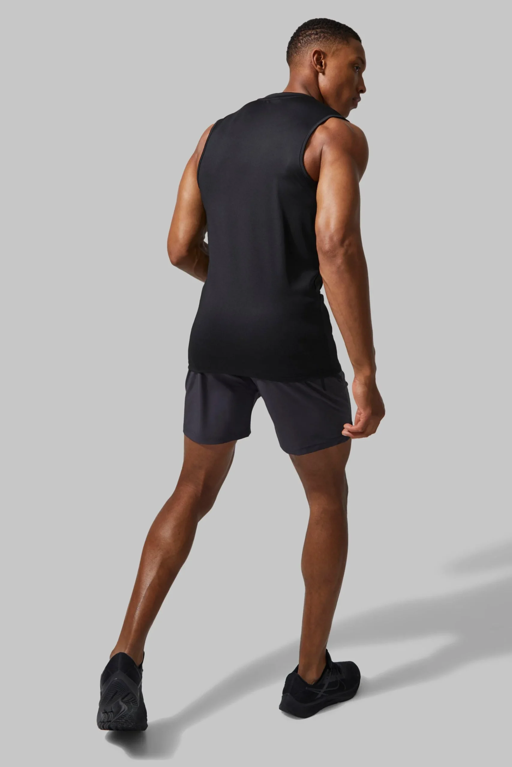 Man Active 2 Pack Compression Tank | UK^boohooMAN Hot