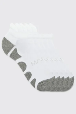 boohooMAN Man Active 5 Pack Trainer Socks | UK| Underwear & Socks|Underwear & Socks