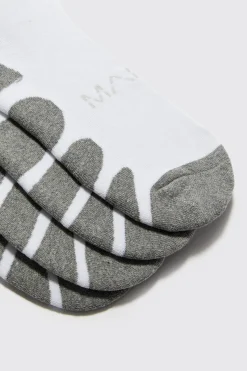 boohooMAN Man Active 5 Pack Trainer Socks | UK| Underwear & Socks|Underwear & Socks
