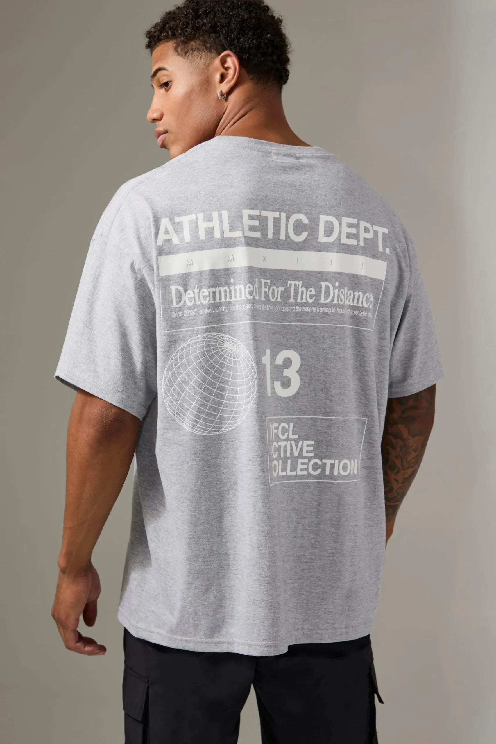 Man Active Athletic Dept Oversized T-shirt | UK^boohooMAN Online