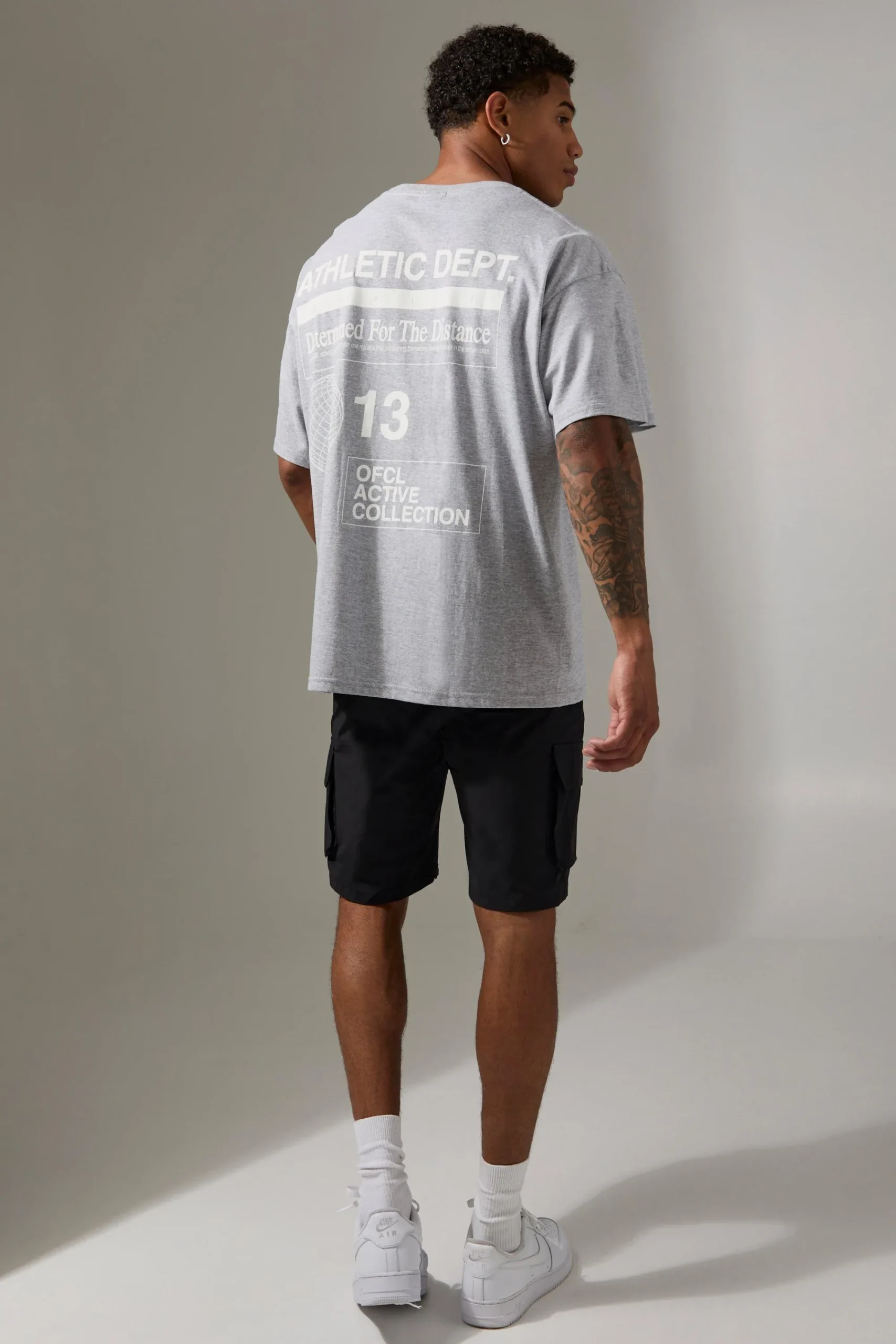 Man Active Athletic Dept Oversized T-shirt | UK^boohooMAN Online