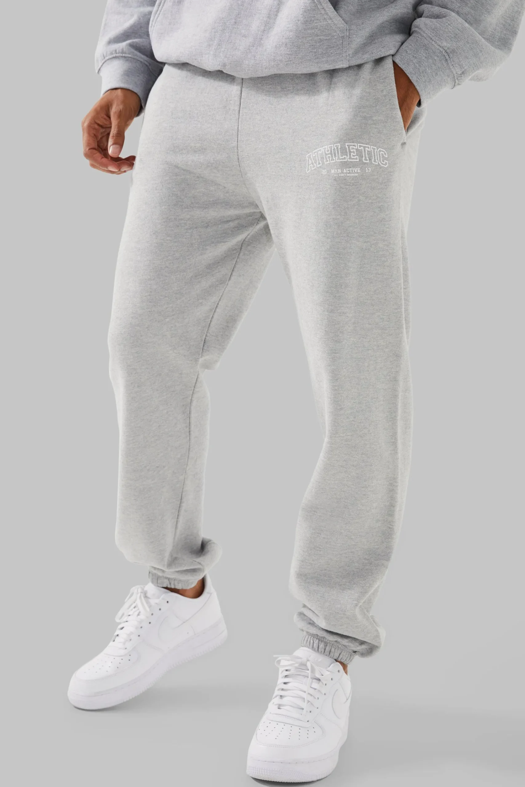 boohooMAN Man Active Athletic Joggers | UK| Trousers|Joggers