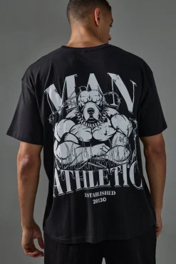 Man Active Athletic Oversized T-shirt | UK^boohooMAN New