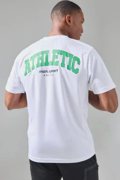Man Active Athletic Performance Reg Fit T-shirt | UK^boohooMAN New