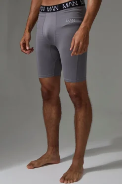 boohooMAN Man Active Base Layer 7inch Short | UK| Shorts