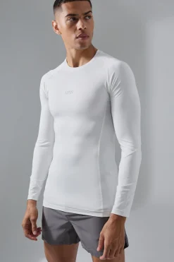 Man Active Base Layer Long Sleeve T-shirt | UK^boohooMAN Outlet