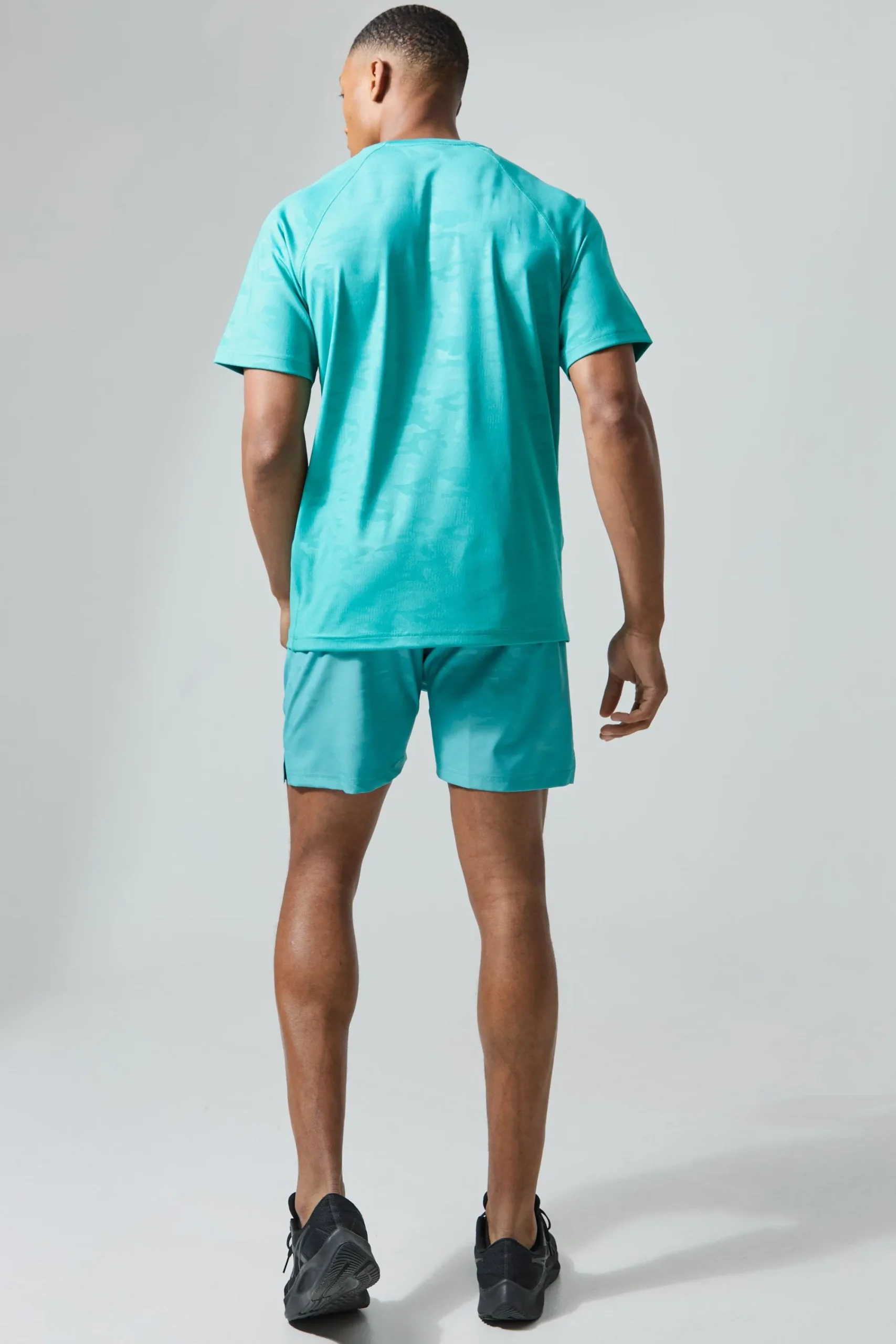 boohooMAN Man Active Camo 5inch Short | UK| Shorts