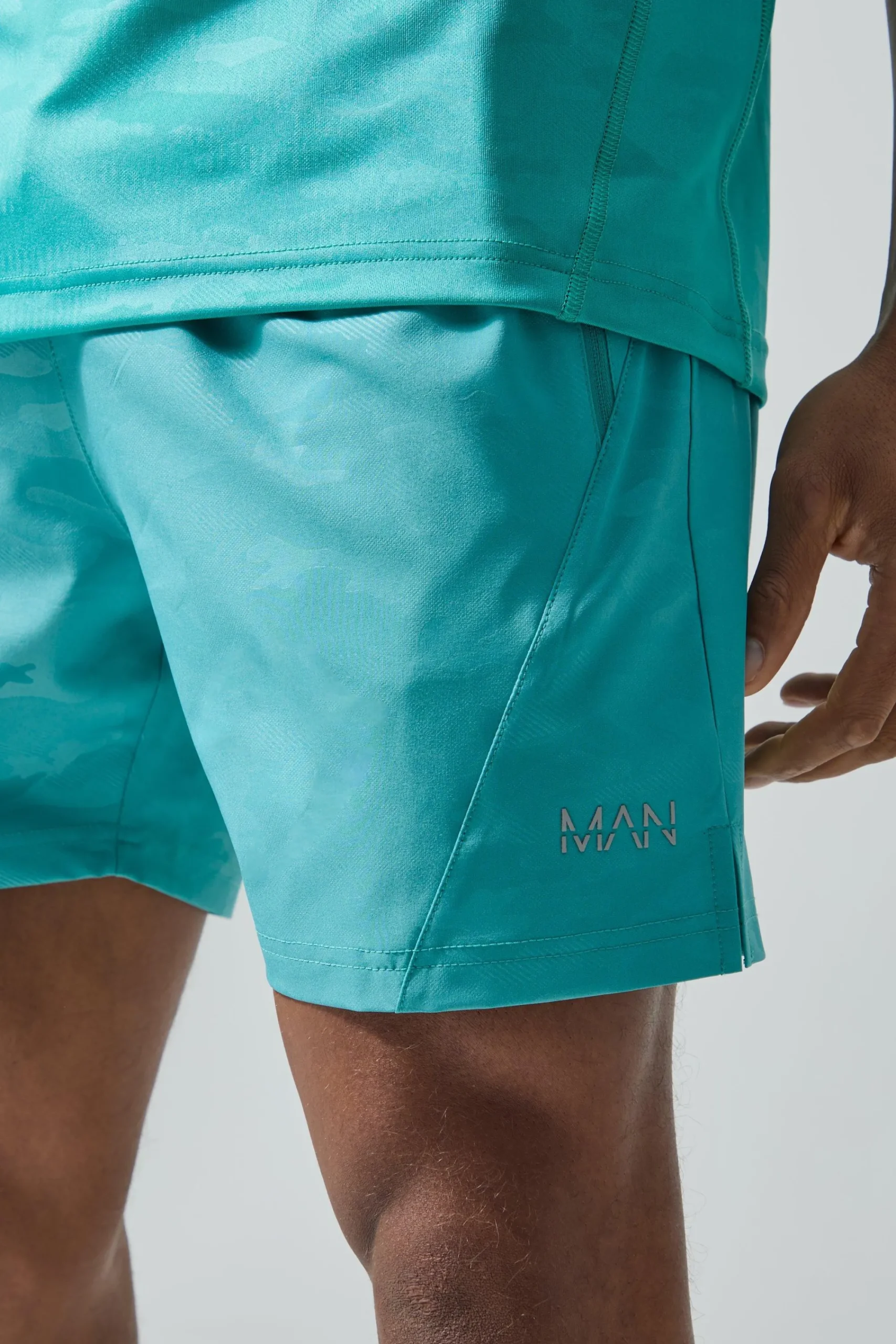 boohooMAN Man Active Camo 5inch Short | UK| Shorts