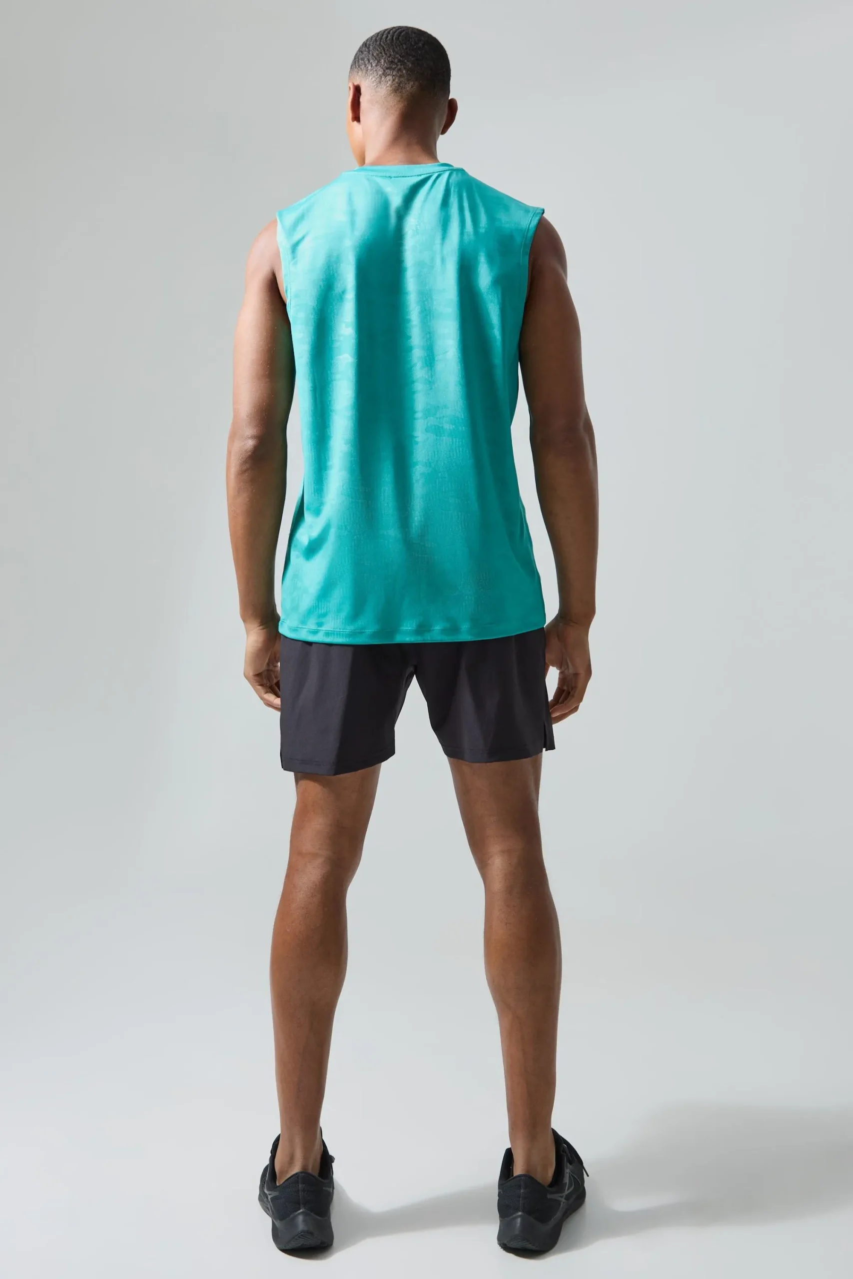 Man Active Camo Tank & Short Set | UK^boohooMAN Discount