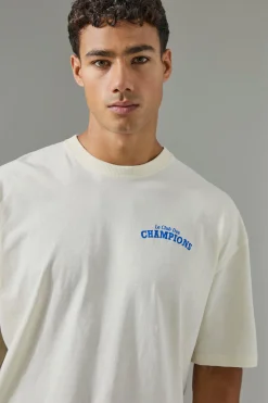 Man Active Champions Oversized T-shirt | UK^boohooMAN Online