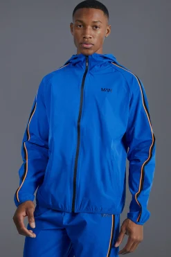 boohooMAN Man Active Colour Block Regular Fit Windbreaker | UK| Coats & Jackets