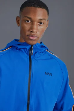 boohooMAN Man Active Colour Block Regular Fit Windbreaker | UK| Coats & Jackets