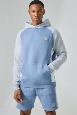 boohooMAN Man Active Colour Block Short Tracksuit | UK| Tracksuits