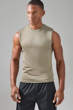 Man Active Compression Tank | UK^boohooMAN Sale
