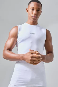 Man Active Compression Tank | UK^boohooMAN Sale