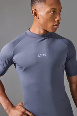 Man Active Compression T-shirt | UK^boohooMAN Outlet