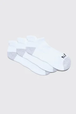 boohooMAN Man Active Cushioned Training Trainer 3 Pack Socks | UK| Underwear & Socks|Underwear & Socks