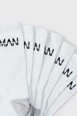 boohooMAN Man Active Cushioned Training Crew 7 Pack Socks | UK| Underwear & Socks|Underwear & Socks