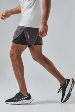 boohooMAN Man Active Extreme Split 3inch 2-in-1 Regular Fit Short | UK| Shorts