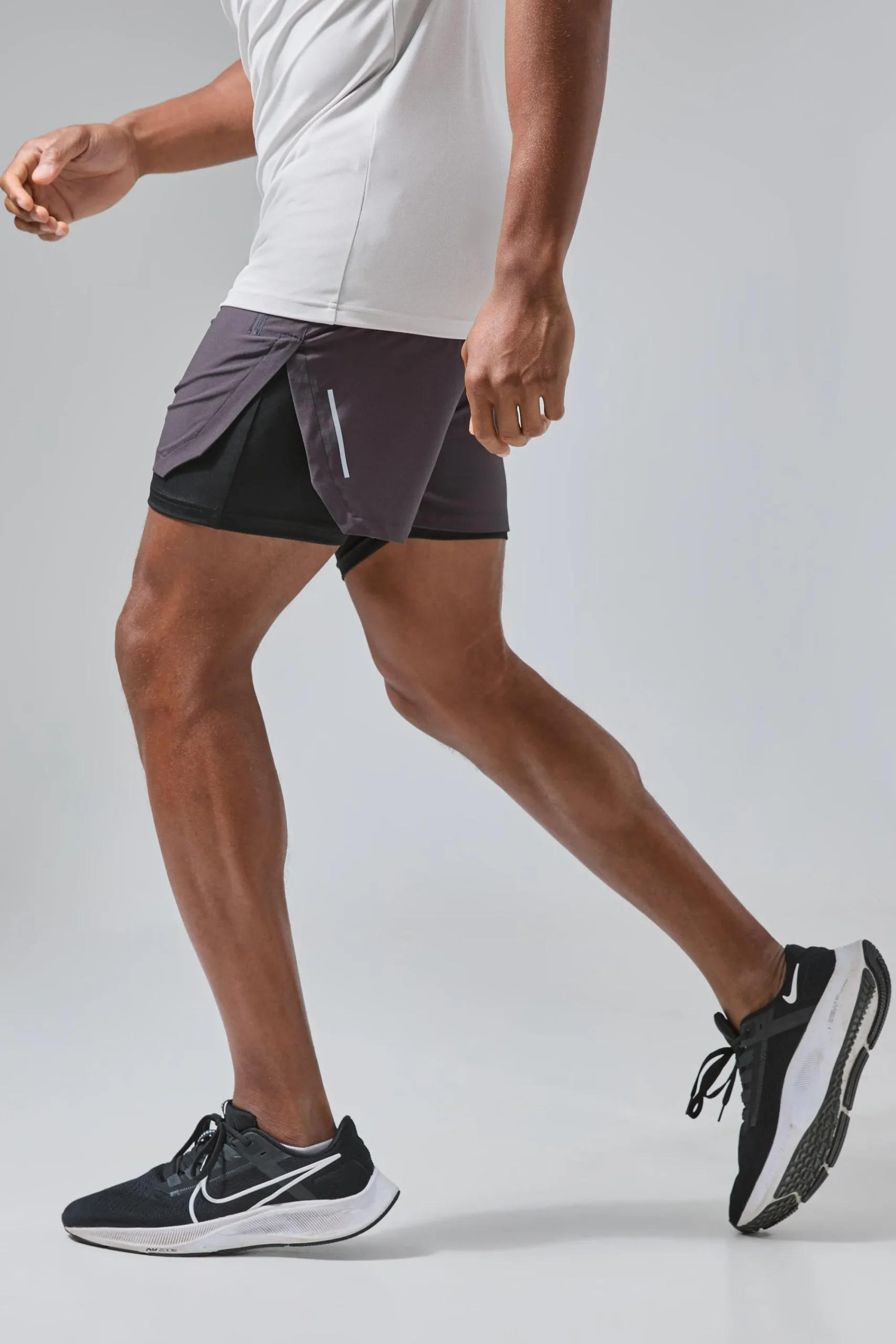 boohooMAN Man Active Extreme Split 3inch 2-in-1 Regular Fit Short | UK| Shorts