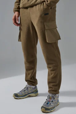 boohooMAN Man Active Fleece Cargo Jogger | UK| Joggers