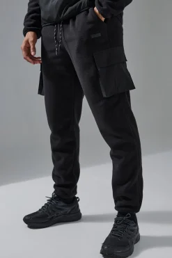 boohooMAN Man Active Fleece Cargo Jogger | UK| Joggers