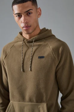 boohooMAN Man Active Fleece Hoodie | UK| Coats & Jackets