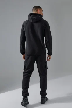 boohooMAN Man Active Fleece Hoodie | UK| Coats & Jackets