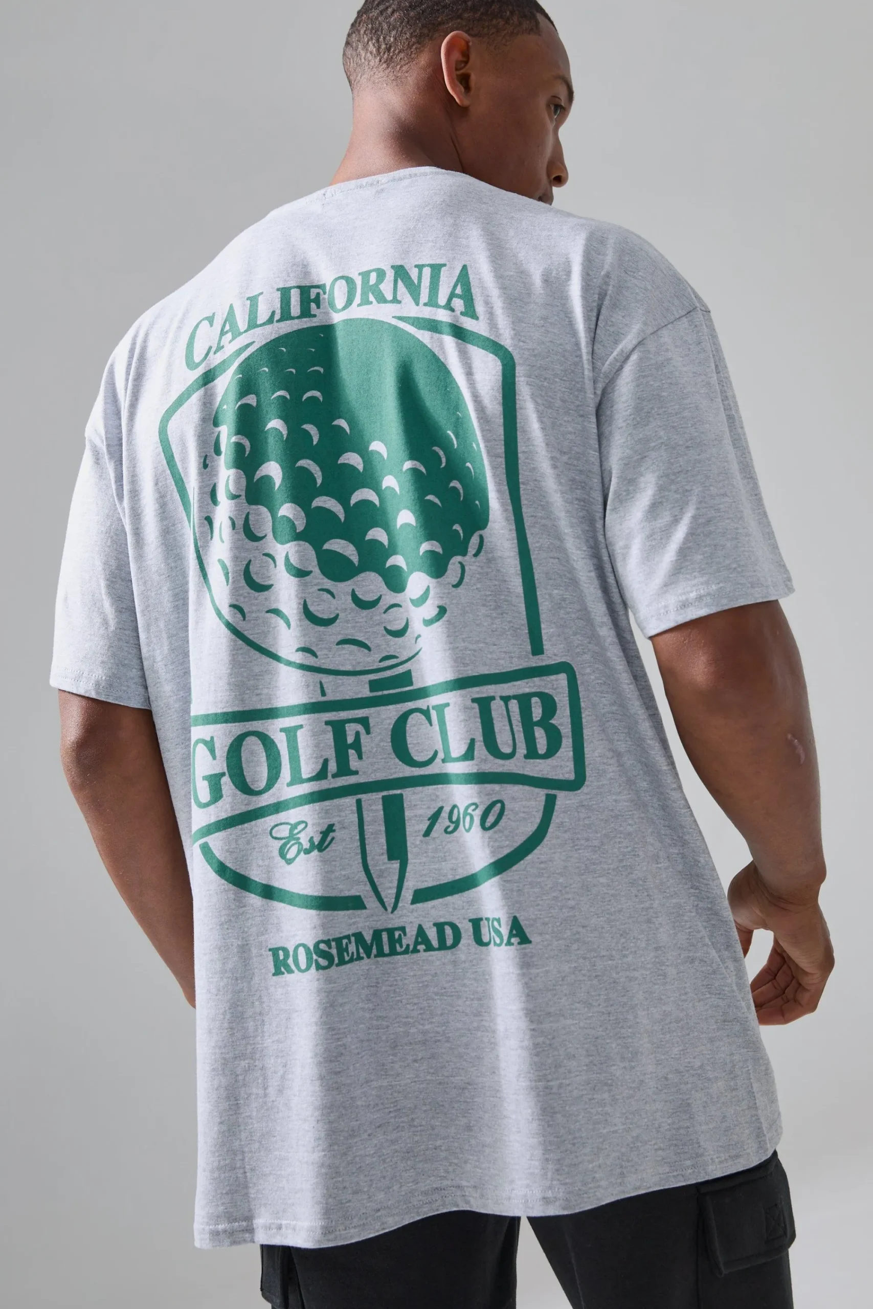 Man Active Golf Club Oversized T-shirt | UK^boohooMAN Best