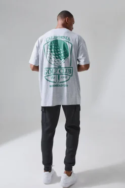 Man Active Golf Club Oversized T-shirt | UK^boohooMAN Best