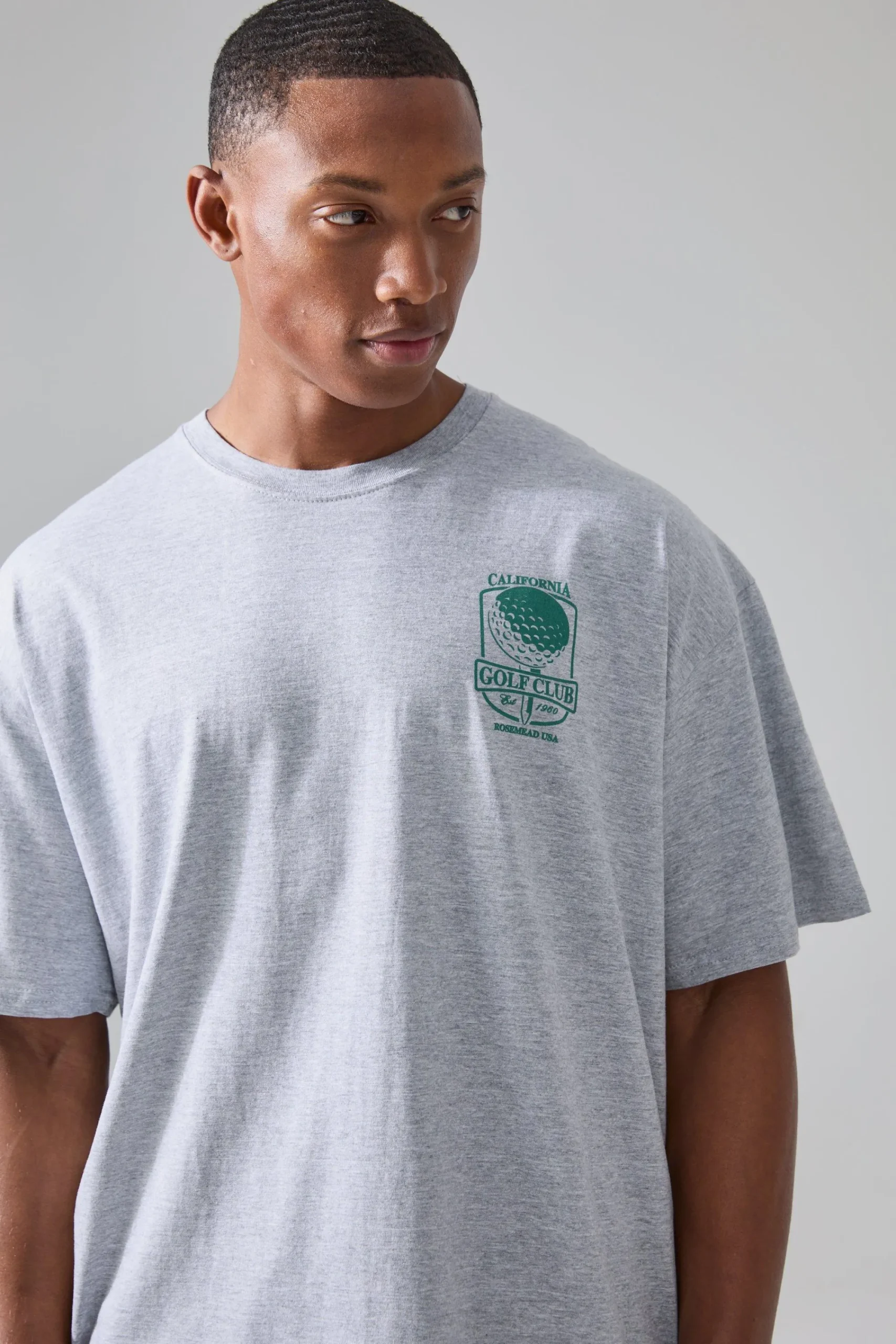 Man Active Golf Club Oversized T-shirt | UK^boohooMAN Best