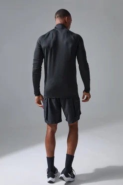 boohooMAN Man Active Golf Raglan Muscle Fit 1/4 Zip | UK| Hoodies & Sweatshirts