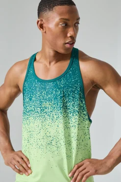 Man Active Gym Ombre Reg Fit Stringer Vest | UK^boohooMAN Sale
