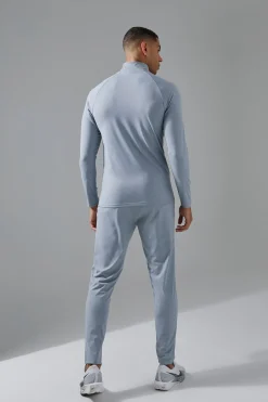 boohooMAN Man Active Gym 1/4 Zip Tracksuit | UK| Tracksuits