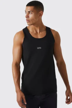 Man Active Gym Basic Muscle Fit Vest | UK^boohooMAN Discount