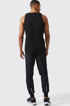 Man Active Gym Basic Muscle Fit Vest | UK^boohooMAN Discount
