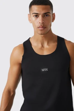 Man Active Gym Basic Muscle Fit Vest | UK^boohooMAN Discount