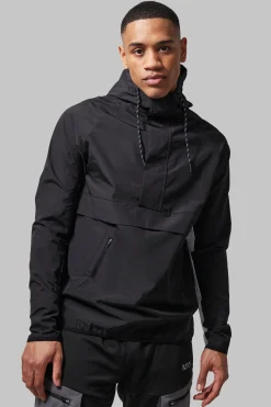 boohooMAN Man Active Gym Colour Block Regular Fit Windbreaker | UK| Coats & Jackets