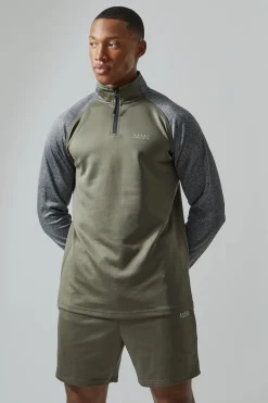 boohooMAN Man Active Gym Funnel Neck Short Set | UK| Tracksuits