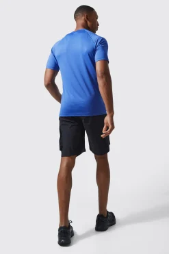 boohooMAN Man Active Gym 5inch Regular Fit Cargo Pocket Training Shorts | UK| Trousers|Cargos