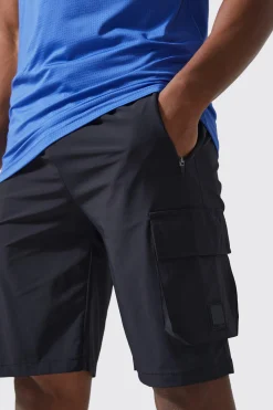 boohooMAN Man Active Gym 5inch Regular Fit Cargo Pocket Training Shorts | UK| Trousers|Cargos