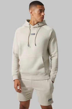 boohooMAN Man Active Gym Training Hoodie & Short Set | UK| Tracksuits