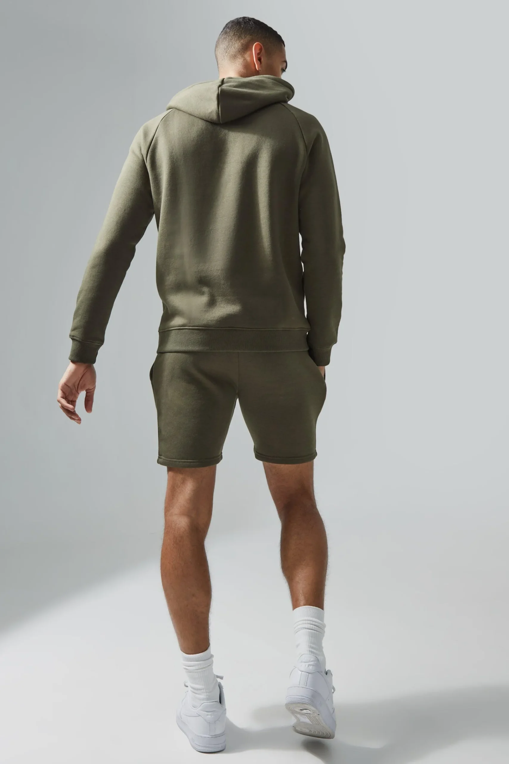 boohooMAN Man Active Gym Training Hoodie & Short Set | UK| Tracksuits