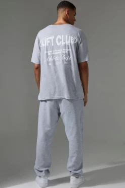 Man Active Lift Club Oversized T-shirt | UK^boohooMAN Discount