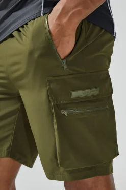 boohooMAN Man Active Lightweight Regular Fit 5inch Cargo Shorts | UK| Shorts